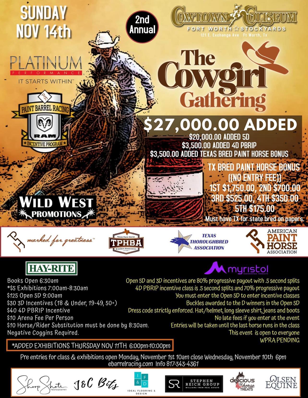The Cowgirl Gathering Barrel Race